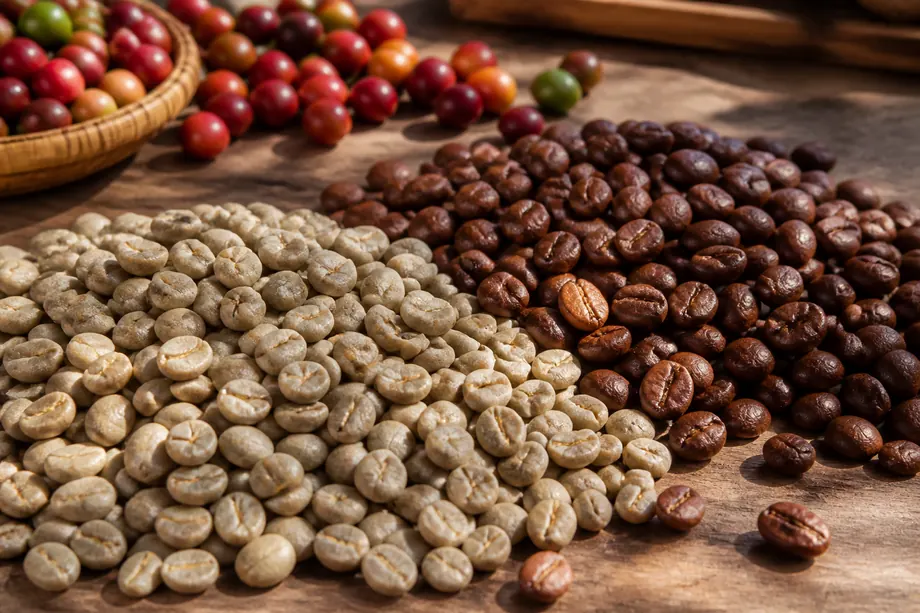 Green coffee beans for buyer enquiries